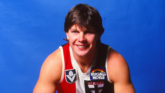 St Kilda champion Danny Frawley’s family donated his brain to the Brain Bank. Picture: Getty Images