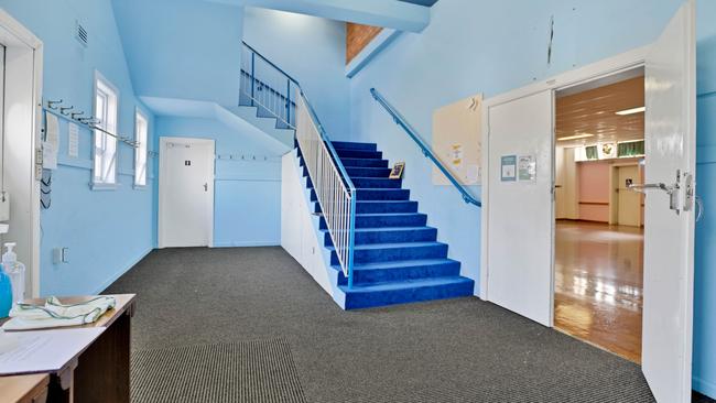 Inside the Masonic Hall 'Lodge Heather' at 64 Robin St, Newstead. Picture: Supplied