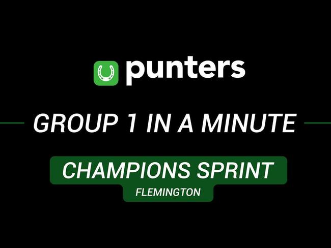 Champions Sprint  -  Group 1 in a minute | Punters