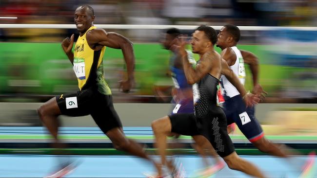 Is this the greatest photo every taken of Usain Bolt? Picture: Cameron Spencer/Getty Images