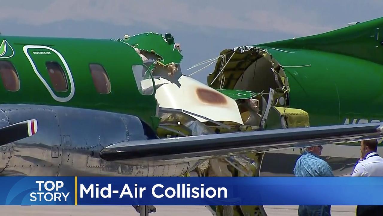 Aftermath Of Denver Mid-air Plane Collision | Photos | Daily Telegraph