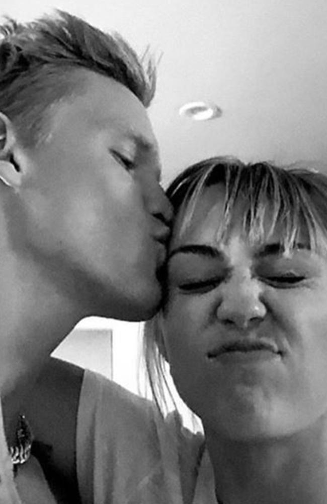 Cody and Miley aren’t shy when it comes to public displays of affection. Picture: Instagram