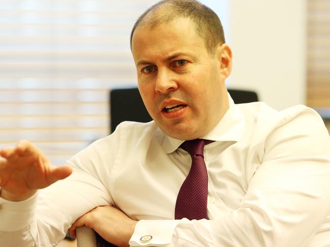 Minister for the Environment and Energy Josh Frydenberg said “every business is feeling the pressure of higher electricity prices”. Picture: Kym Smith