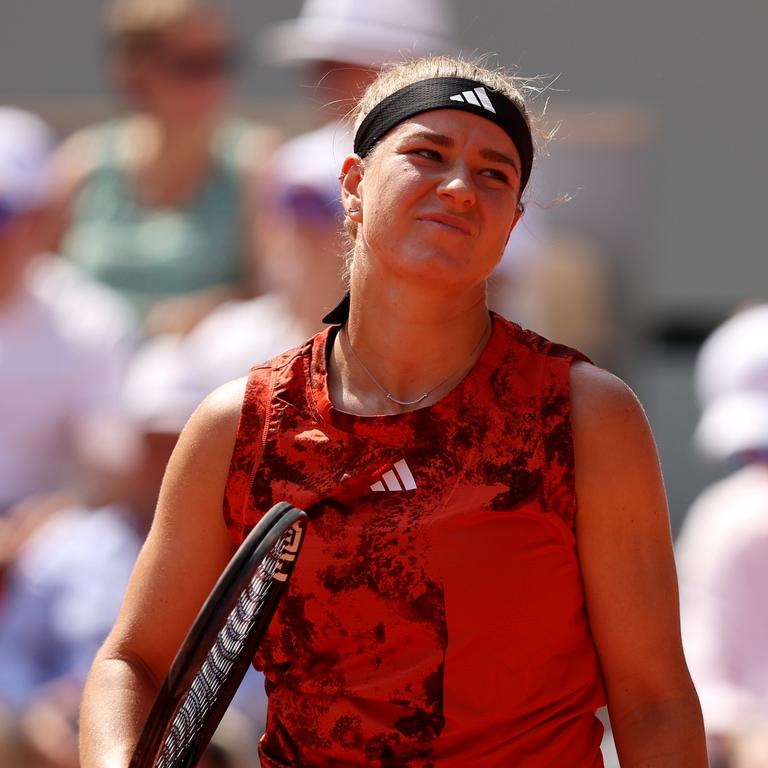 Karolina Muchova fought all the way. (Photo by Clive Brunskill/Getty Images)