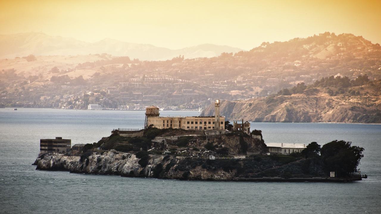 Alcatraz prison is located on an island in San Francisco Bay.