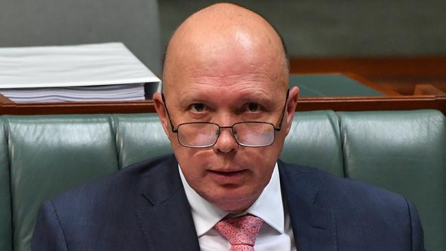 Home Affairs Minister Peter Dutton said Operation Centinel would help stamp-out ‘criminal networks targeting some of our most vulnerable, including children’. Picture: Getty Images