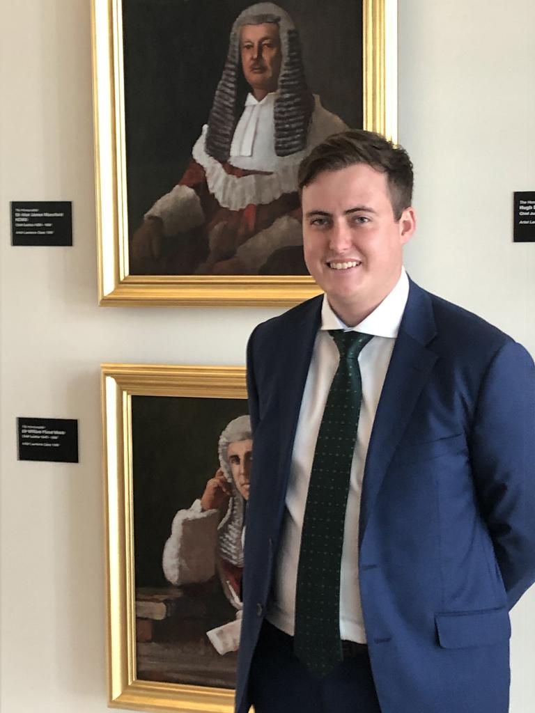 LAW GRADUATE: Admitted as a solicitor at the Supreme Court of Queensland is Daniel Creevey.