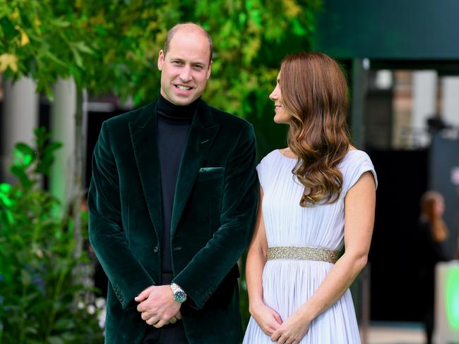 Prince William, Duke of Cambridge and Catherine, Duchess of Cambridge attend the Earthshot Prize 2021 at Alexandra Palace. Picture: Getty Images