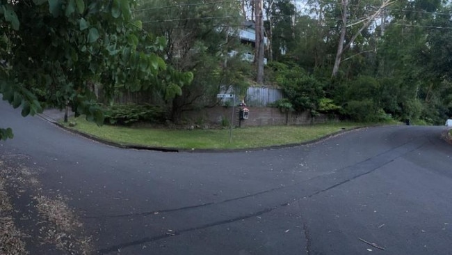 A photo of tyre marks at the location taken by objectors to the bench.