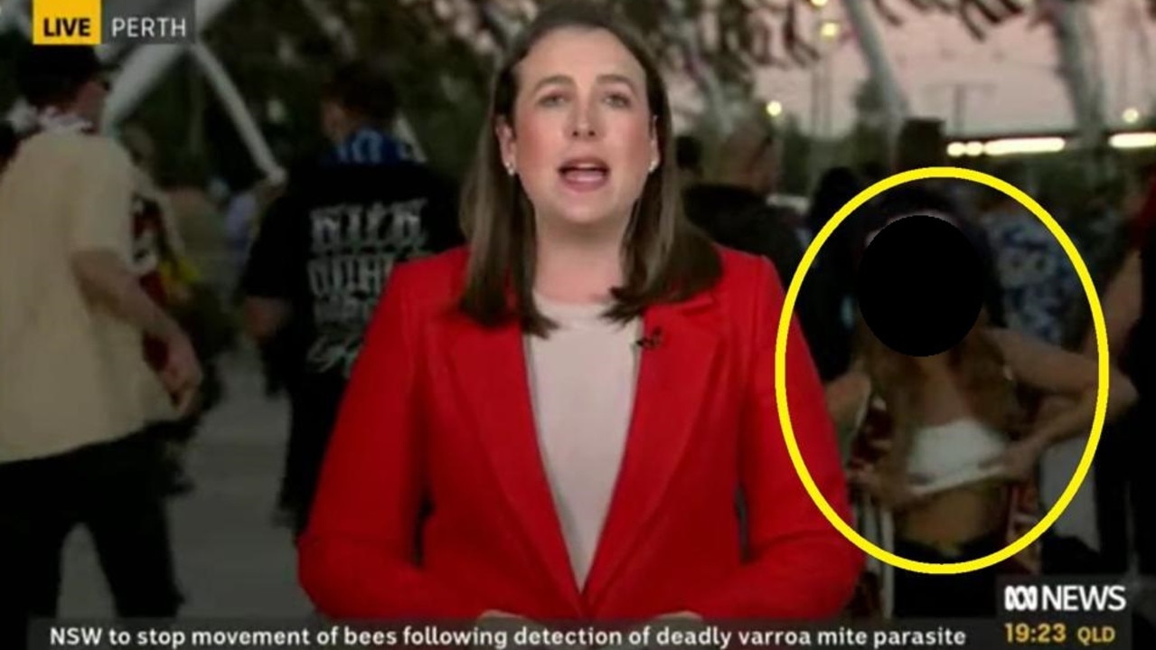 State of Origin Game 2 Flasher during live ABC news broadcast, NSW defeat Queensland news.au — Australias leading news site