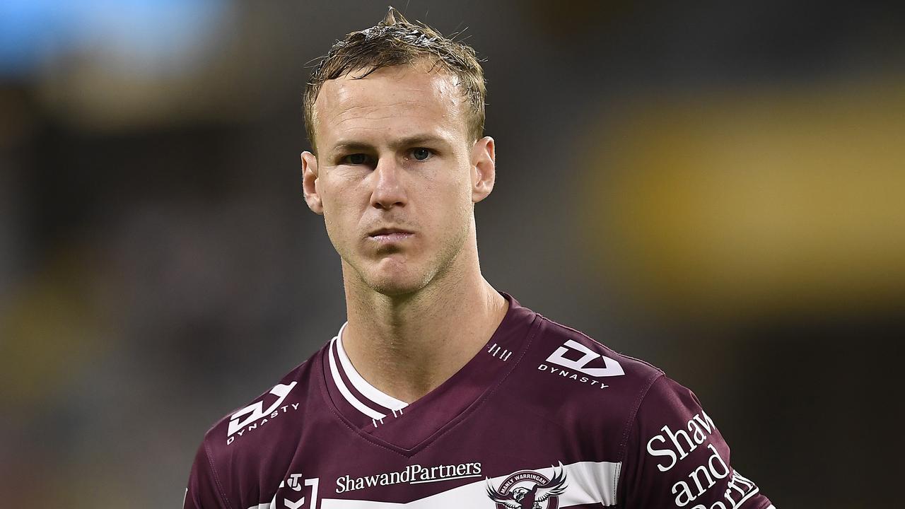 Daly Cherry-Evans of the Sea Eagles looks on