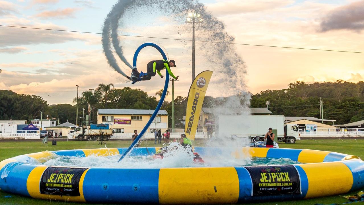Richie Gregg a professional Fly Boarder will be at the Mackay Big Boys Toys Expo 2019.