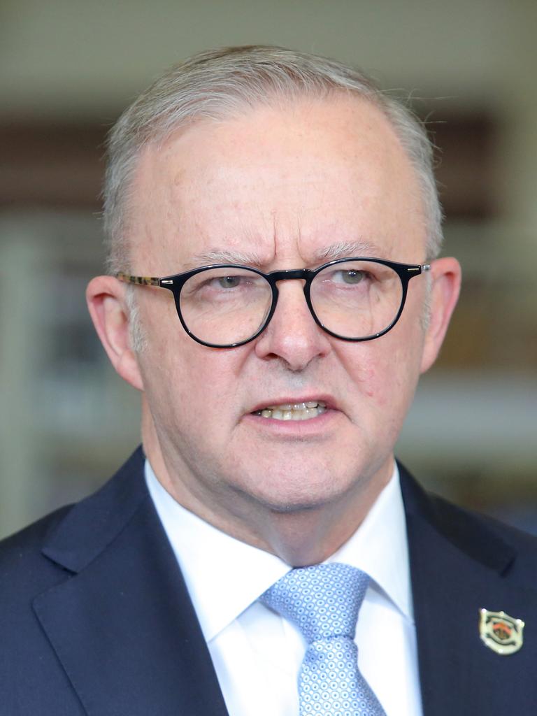 Who will win the next election – current Prime Minister Anthony Albanese … Picture: NewsWire/Philip Gostelow