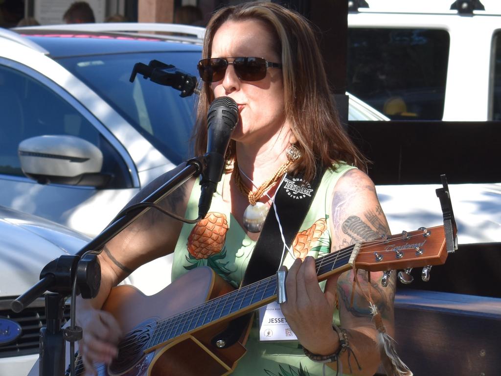 Jesse Jackson was among the 70 buskers performing at the 2021 Noosa Come Together Festival.