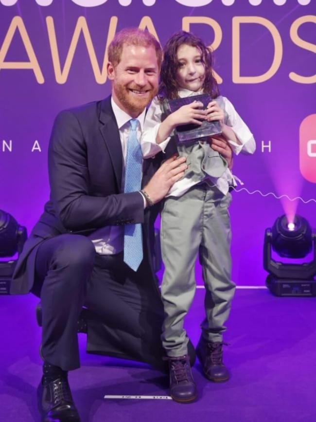 Prince Harry made a high-profile appearance at the WellChild Awards in London on Monday.