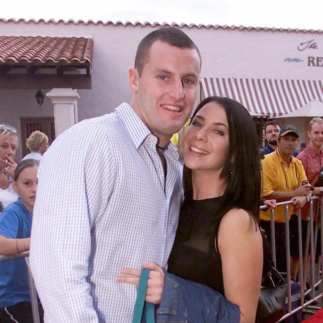 Chris Walker and Kate Ritchie on the red carpet at the Scooby-Doo film premiere
