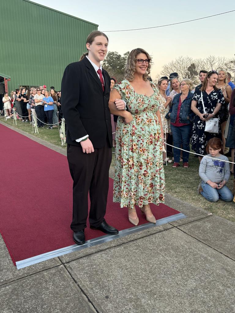 The students of Nanango State High School celebrating their formal.