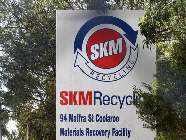 Glass Recovery Services is located next to SKM’s former Coolaroo site in Maffra St. Picture: Nicole Garmston