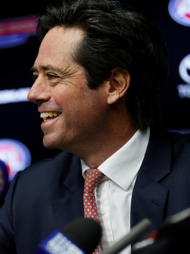 Gillon McLachlan said the latest changes Hocking had made to the game had resulted in an exceptional year of football.