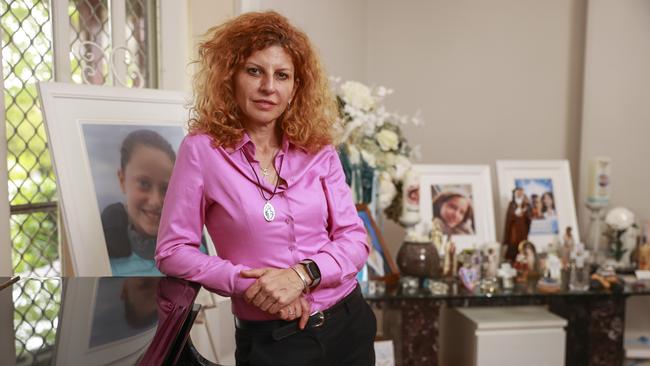 Bridget Sakr, whose 11-year-old daughter Veronique Sakr was also killed in the crash. Picture: Justin Lloyd.