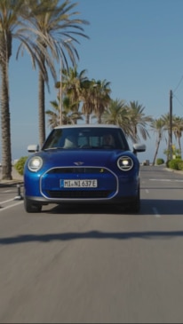 The Mini Cooper SE handles like a go kart