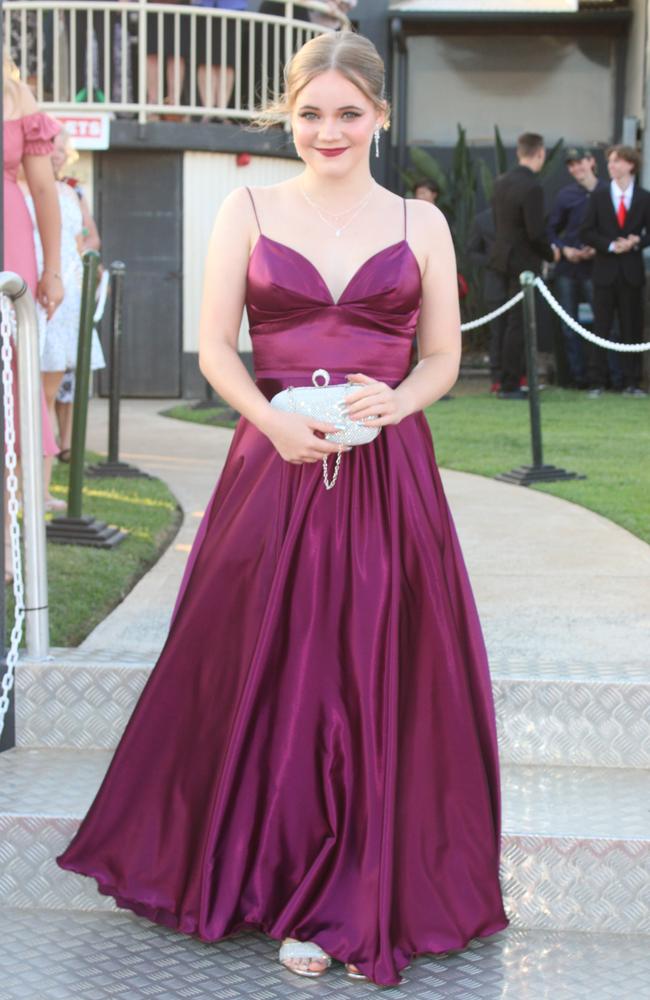 Abi Kruger at the 2023 Bundaberg North State High School Prom.