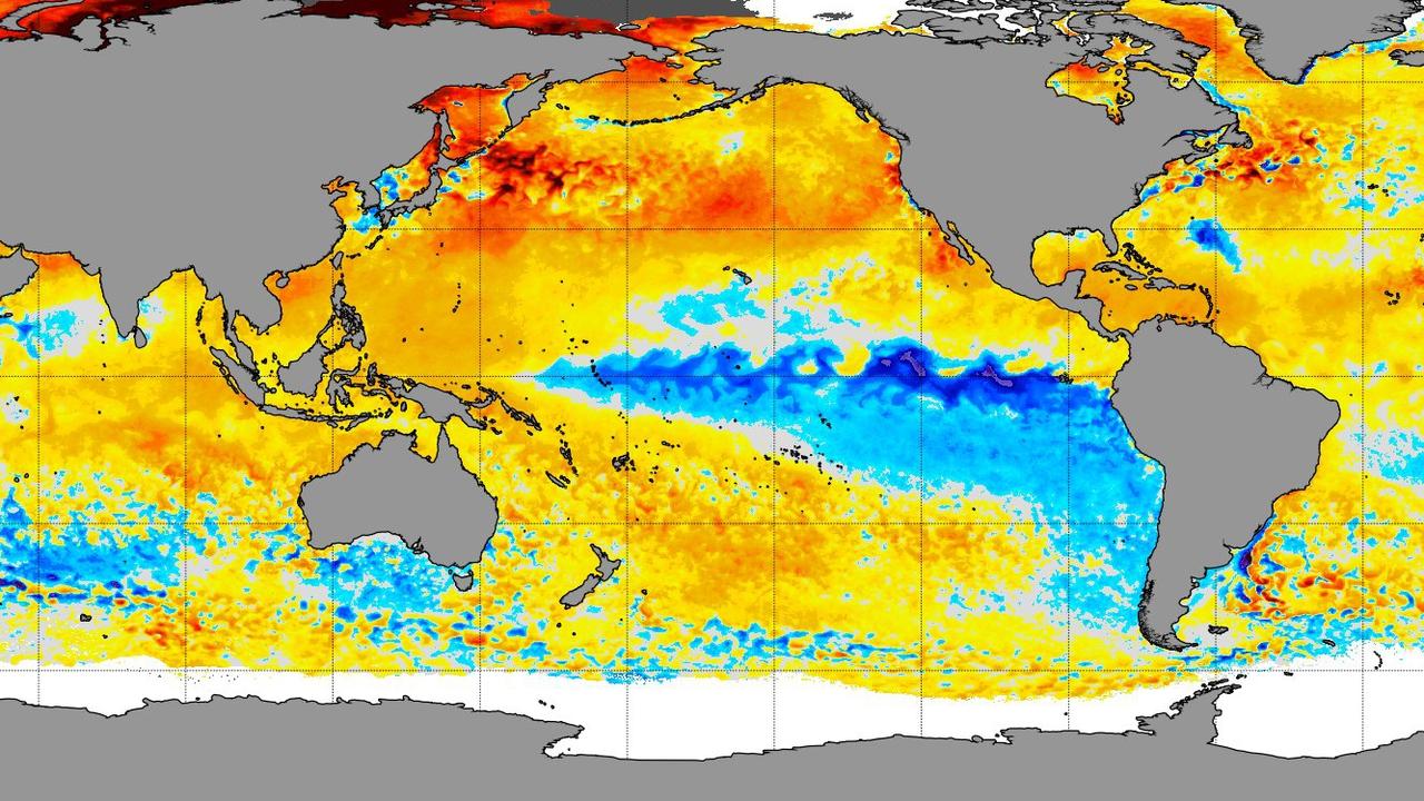 The US meteorological survey has already declared La Nina. The cooler waters can be see on this graphic.