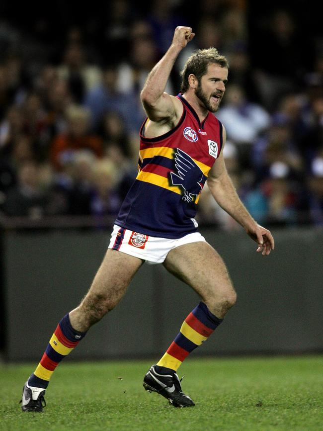 Back in the heyday: Former Adelaide skipper Mark Ricciuto.