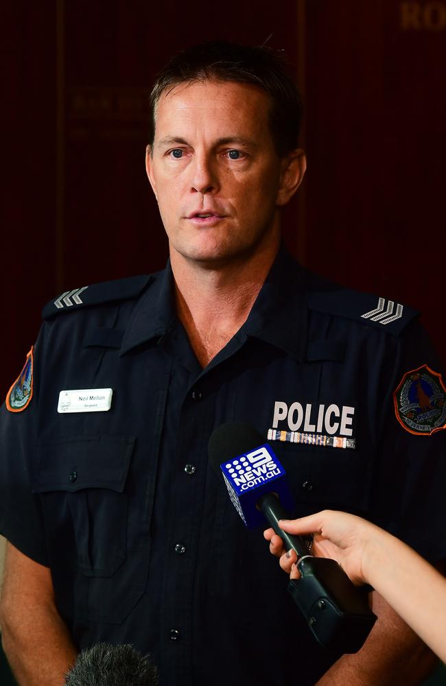 Former NT Police Tactical Response Group Sergeant Neil Mellon was awarded Australian Police Medals for Australia Day for their service over the years. Picture: Justin Kennedy