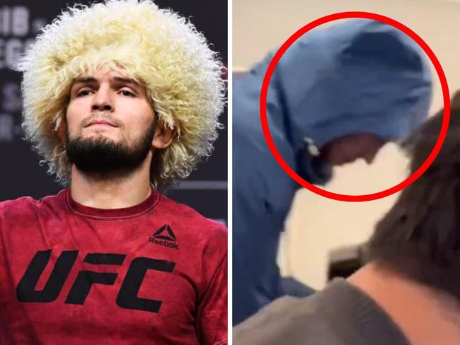 Pictured former UFC champ Khabib Nurmagomedov.