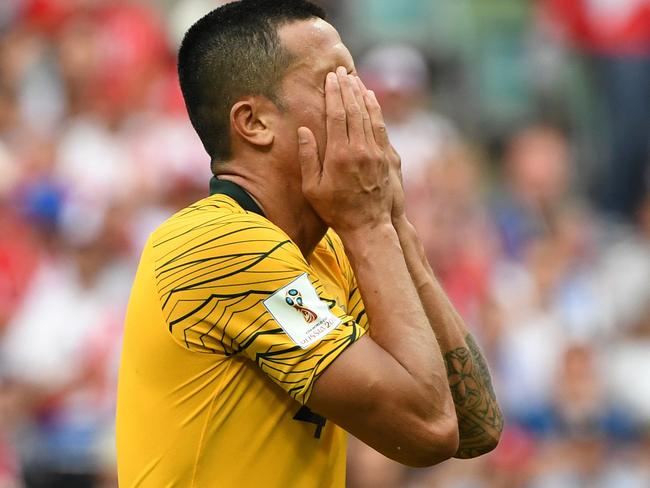 Tim Cahill couldn’t save the Aussies this time.