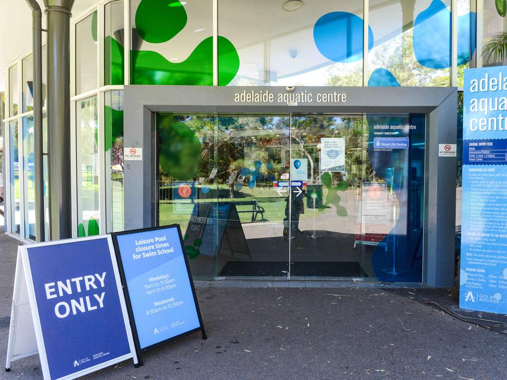 Labor has promised to redevelop the Adelaide Aquatic Centre in North Adelaide if it wins the March state election. Picture: Brenton Edwards