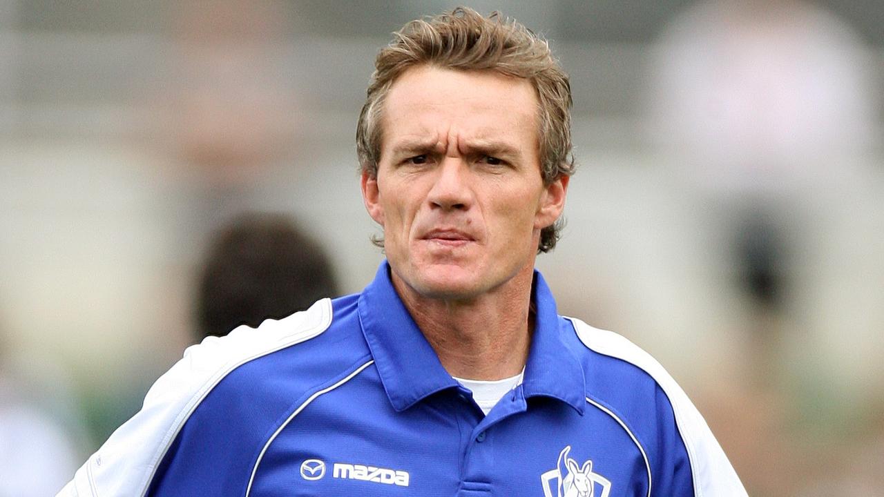Former North Melbourne coach and player Dean Laidley has been arrested on a charge of stalking.