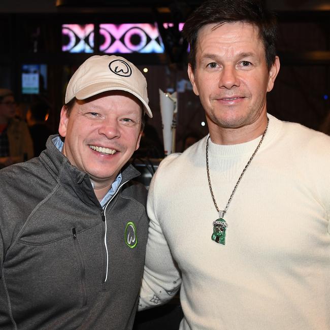 Paul and Wahlberg at Wahlburgers in 2020 in Atlanta, Georgia. Picture: Paras Griffin