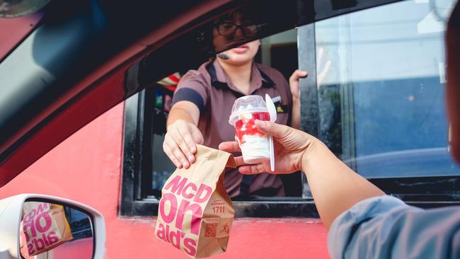 Fast food worker is a common part-time job undertaken by teenagers.