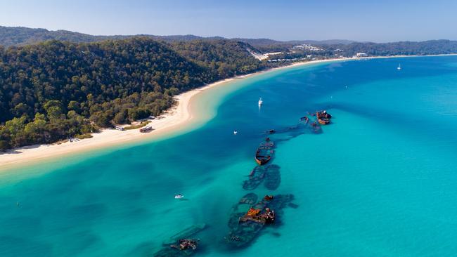 Residents who sign up for a weather alert service this month go in the draw for a family getaway at Tangalooma Island Resort. Picture: Tourism and Events Queensland