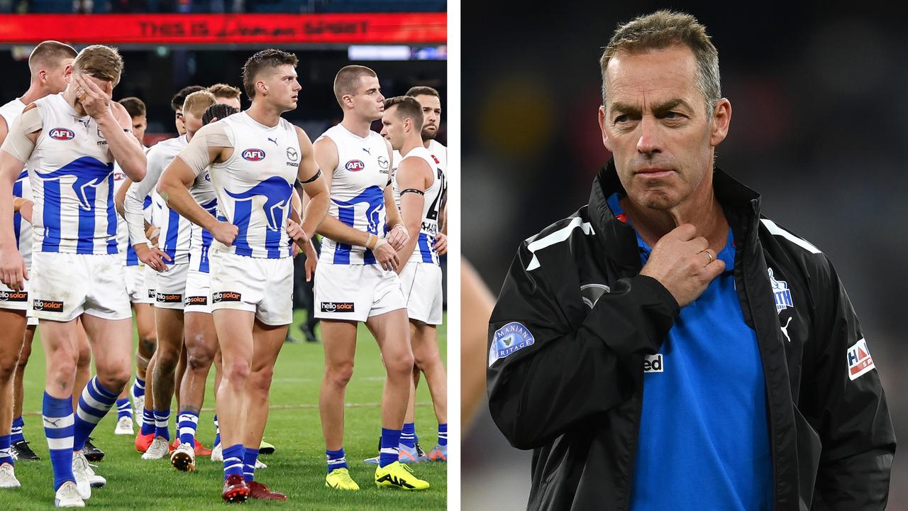 Alastair Clarkson and the Kangaroos were thumped byt the Demons.