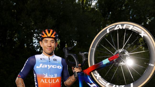 Caleb Ewan in Ballarat, Victoria preparing for the Tour Down Under, Friday, January 5, 2024. Picture: Con CHRONIS/The Advertiser