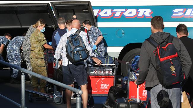 Australian IPL cricketers head into quarantine after their return from the Maldives,