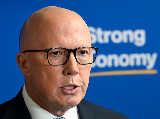 Peter Dutton has matched Albanese’s spending on Medicare. Picture: Dan Peled