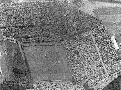 1954 record-breaking Davis Cup crowd, hosting 25,578 people.