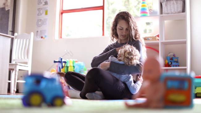 The World Health Organisation recommends breastfeeding a child for up to two years or longer. Photo: iStock