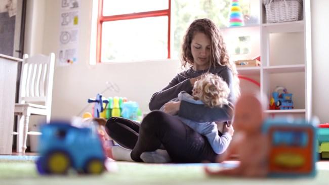 The World Health Organisation recommends breastfeeding a child for up to two years or longer. Photo: iStock