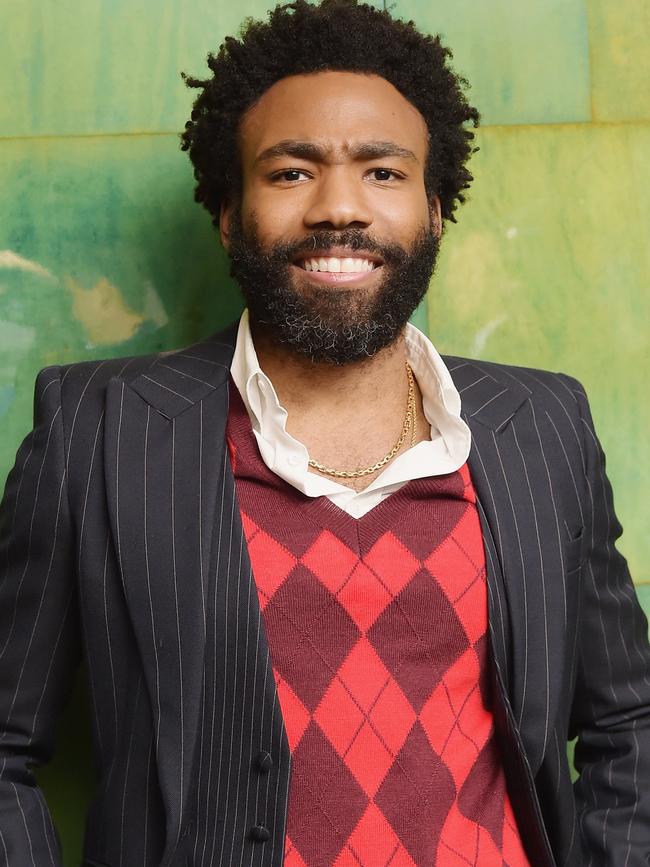 Donald Glover was elated to find out the news. Getty Images