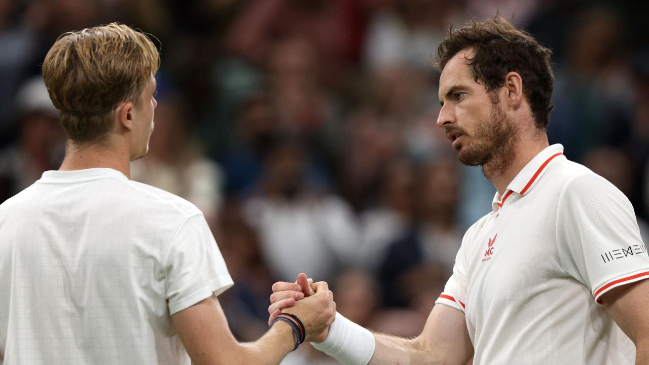 Britain's Andy Murray (R) had some sympathy for Wimbledon organisers. Picture: AFP
