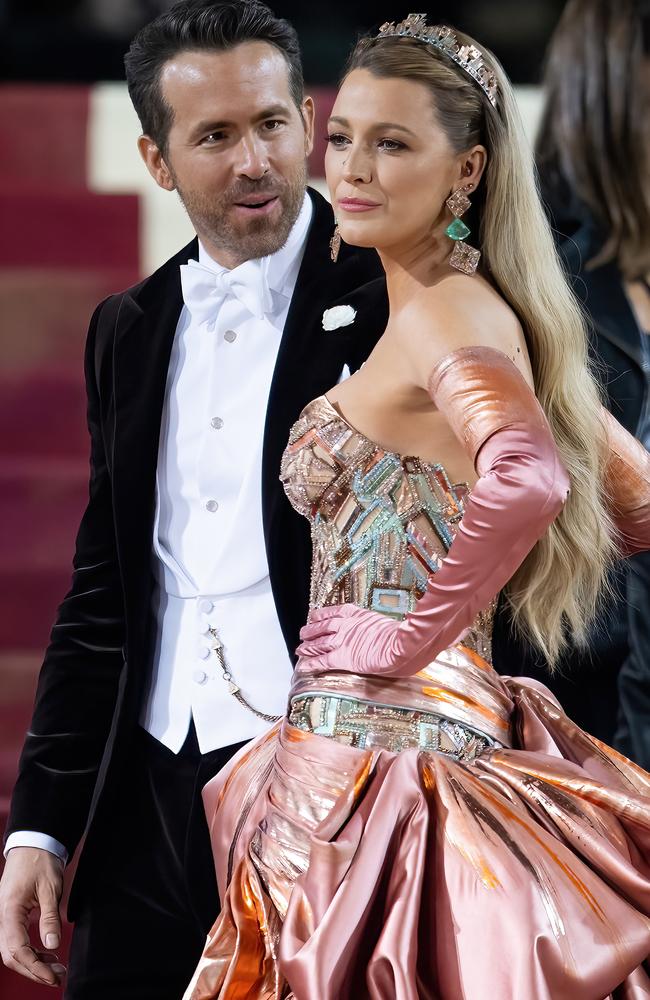 Blake Lively, pictured with husband Ryan Reynolds at the 2022 Met, is considered one of the many red carpet highlights. Picture: Gilbert Carrasquillo/GC Images