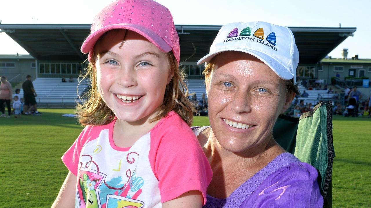 2016: Emma and Barbara Jobson at the Ipswich New Year’s Eve celebration at North Ipswich Reserve.