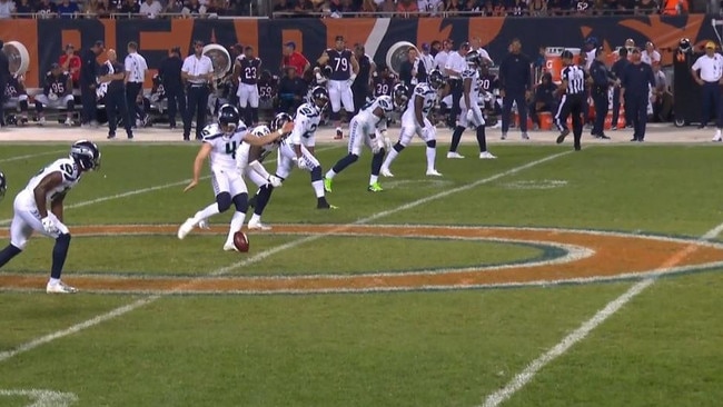 Seattle Seahawks kicker Michael Dickson stunned the NFL with drop kick start against the Chicago Bears.