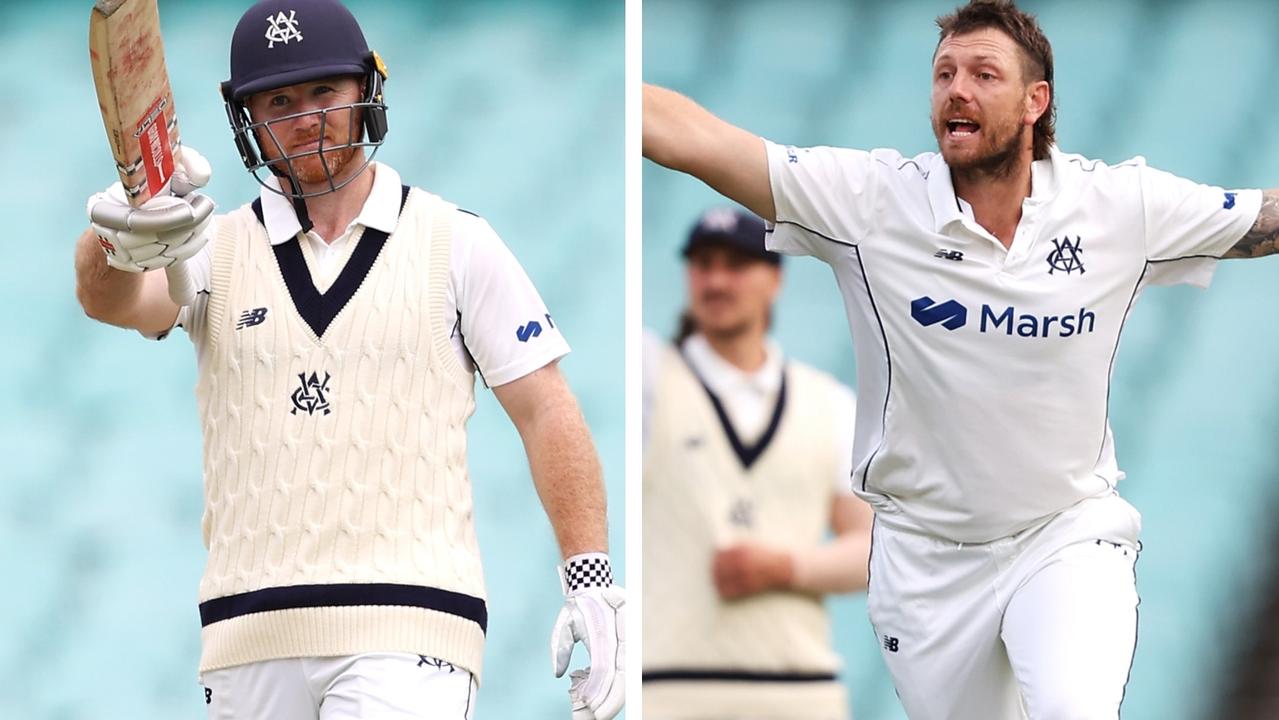 Travis Dean carried his bat while James Pattinson once again was on fire. Photo: Getty Images