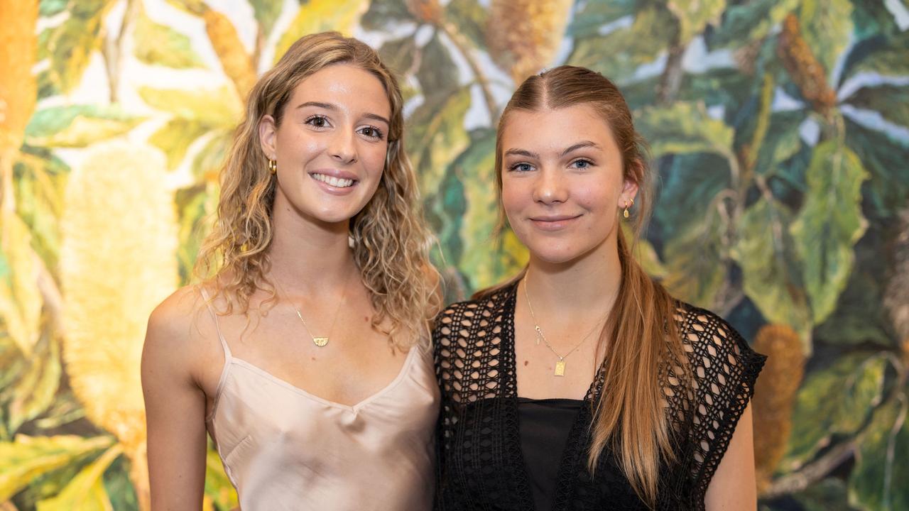 Grace Champion and Maeka Free St Hilda's Mother Daughter Luncheon at JW Marriott for The Pulse. Picture Celeste Humphrey